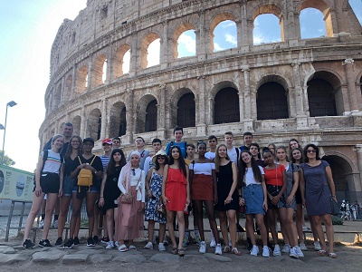 Lateiner besichtigen Rom